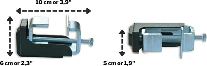 ROXFORM ABS Plastic Clamps - Camper Shell for Secure and Stable Cabinet - Device Mounting in Your Vehicle - 3 Pieces
