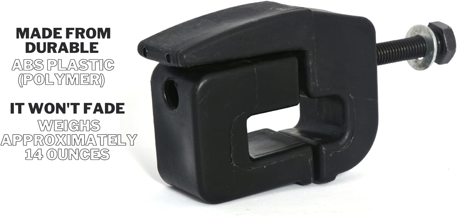 ROXFORM ABS Plastic Clamps - Camper Shell for Secure and Stable Cabinet - Device Mounting in Your Vehicle - 3 Pieces