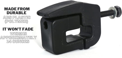 ROXFORM ABS Plastic Clamps - Camper Shell for Secure and Stable Cabinet - Device Mounting in Your Vehicle - 3 Pieces