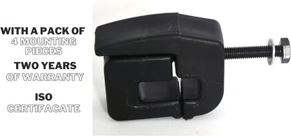 ROXFORM ABS Plastic Clamps - Camper Shell for Secure and Stable Cabinet - Device Mounting in Your Vehicle - 3 Pieces