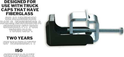 ROXFORM ABS Plastic Clamps - Camper Shell for Secure and Stable Cabinet - Device Mounting in Your Vehicle - 3 Pieces