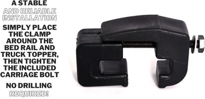 ROXFORM ABS Plastic Clamps - Camper Shell for Secure and Stable Cabinet - Device Mounting in Your Vehicle - 3 Pieces